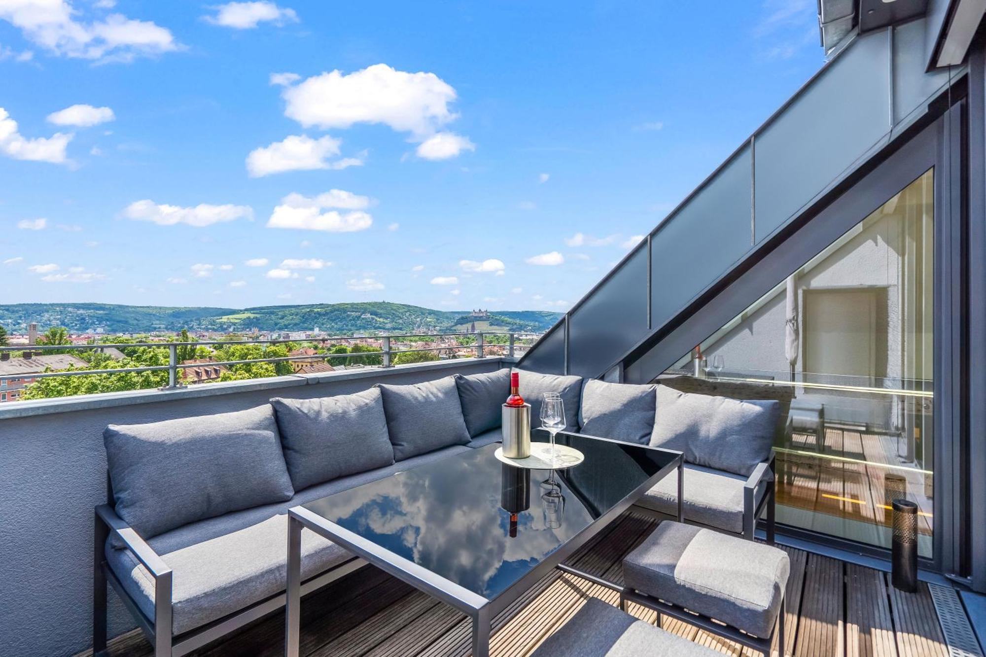 Dnd Design Loft I 170Qm I Parken I Balkon I Workstation I Netflix I Kaffee I Waschmaschine I Trockner I Xbox I Ausblick Apartment Würzburg Exterior foto