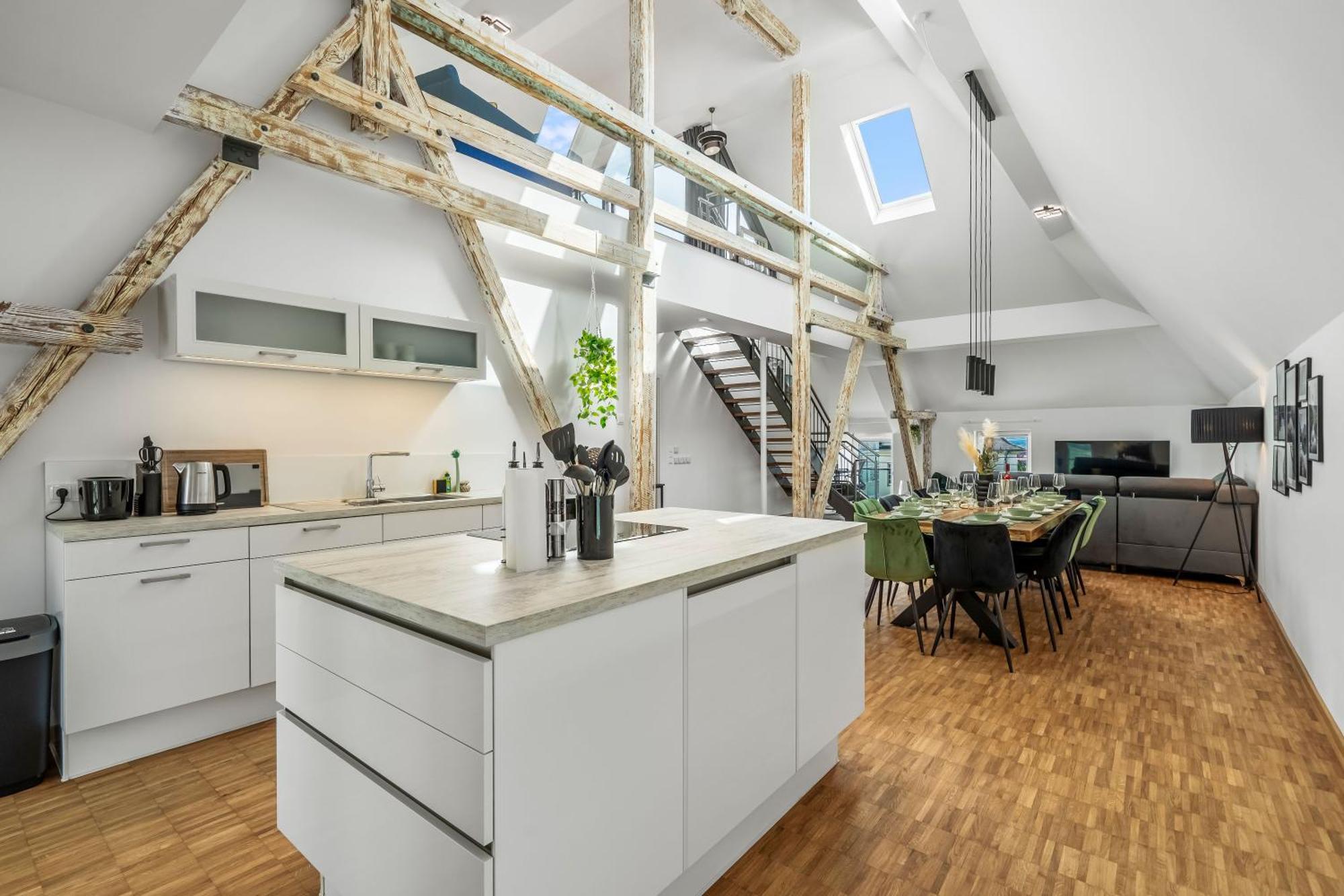 Dnd Design Loft I 170Qm I Parken I Balkon I Workstation I Netflix I Kaffee I Waschmaschine I Trockner I Xbox I Ausblick Apartment Würzburg Exterior foto