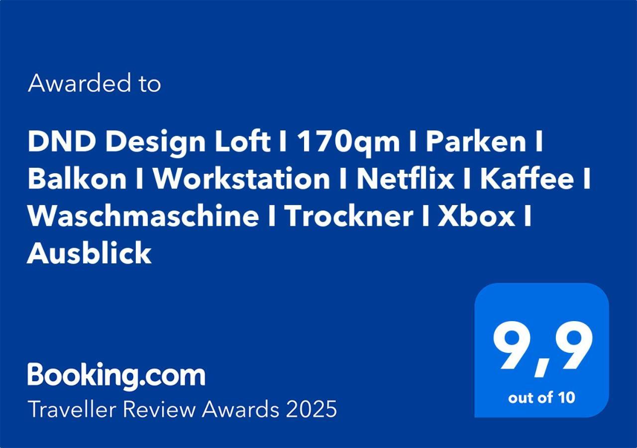 Dnd Design Loft I 170Qm I Parken I Balkon I Workstation I Netflix I Kaffee I Waschmaschine I Trockner I Xbox I Ausblick Apartment Würzburg Exterior foto